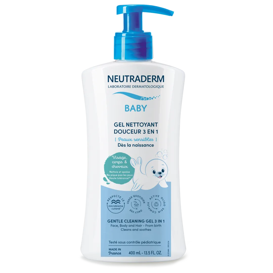 NEUTRADERM Gel nettoyant douceur 3 en 1